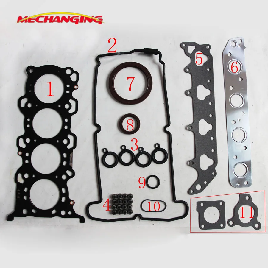 

K10A FOR SUZUKI WAGON R+ (EM) AND WAGON R+ (MM) 1.0 16V Engine Parts Engine Rebuilding Kits Full Set Engine Gasket 11401-75814