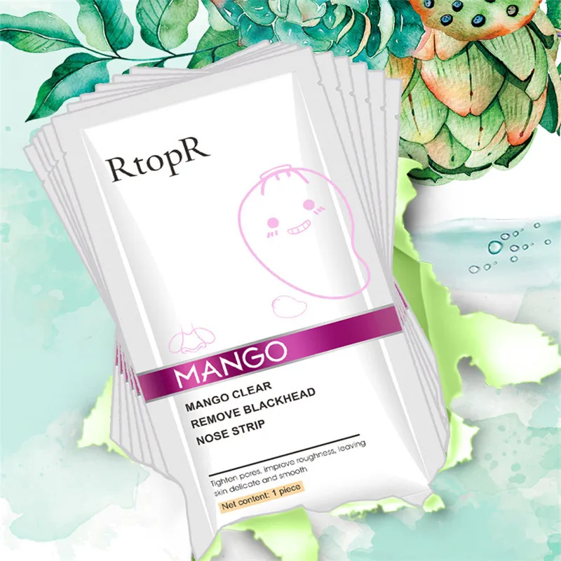 

Mango Blackhead Remover Nose Mask Acne Treatment Pore Strip Face Lift Firming Peeling T Zone Care Oil-control Skin TSLM1