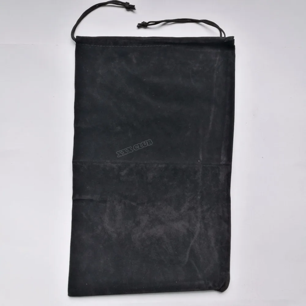 23*37cm Flannel Drawstring Storage Bag For Adult Sex Toys Vibrator Dildo Anal Butt Plug etc.
