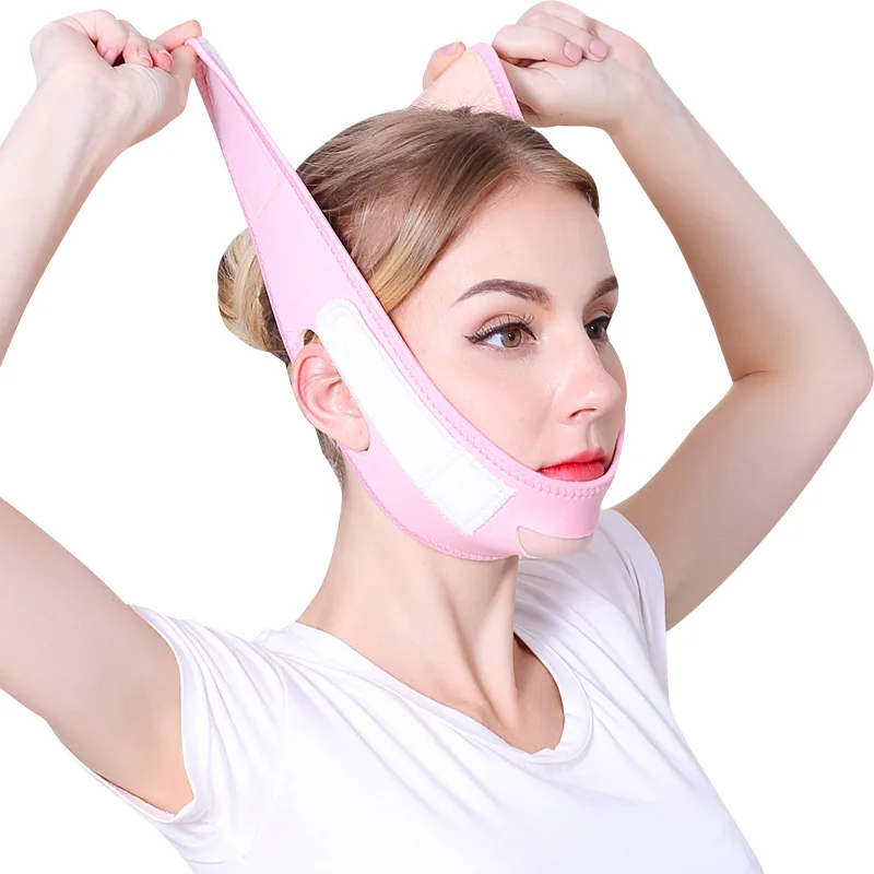 Facial Thin Face Mask Lift-up Bandage V Cheek Mask Double Chin Removal Band Skin Care Belt Shape And Lift Beauty Tool