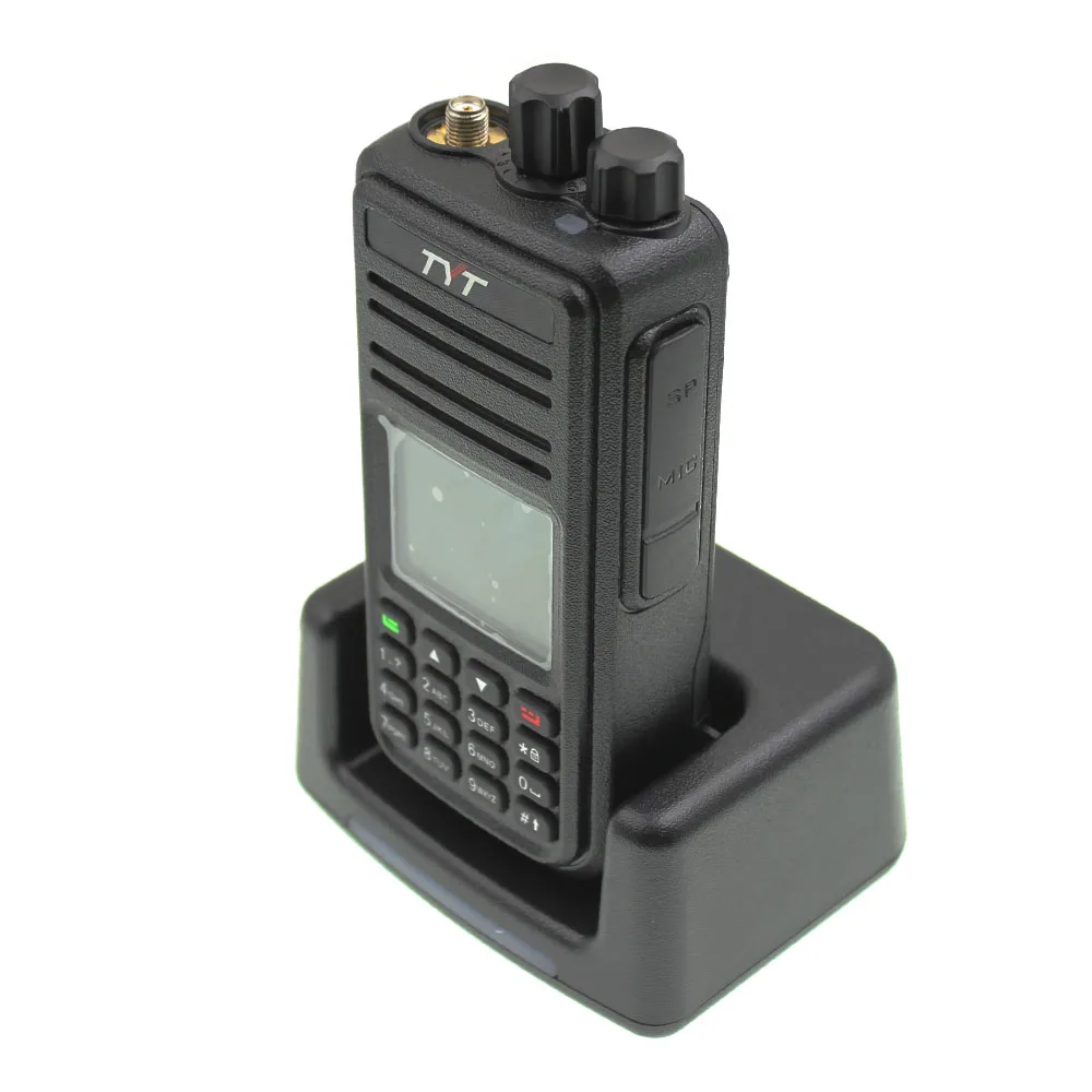 TYT MD-UV380 Walkie Talkie двухдиапазонного Радио УКВ цифровой DMR двухстороннее радио MDUV380 Dual Time Dlot трансивер