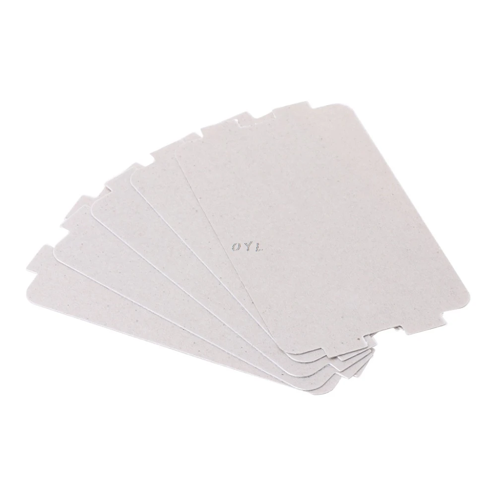 Microwave Oven Mica Plate Sheet Thick Replacement Part 5Pcs 107x64mm For Media MP17C-KE PJ17C-M1 MP17C-KL MP17C-KA microwave oven mica sheet