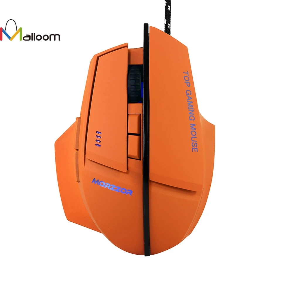 Malloom Новое поступление 2400 dpi 7D Кнопки светодиодный Оптическая Проводная игровая мышь для ПК ноутбука
