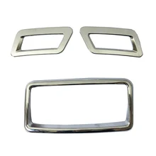 Автомобильный Стайлинг ABS хром кондиционер вентиляционная крышка наклейка подходит для X-TRAIL Xtrail X trail T32 аксессуары