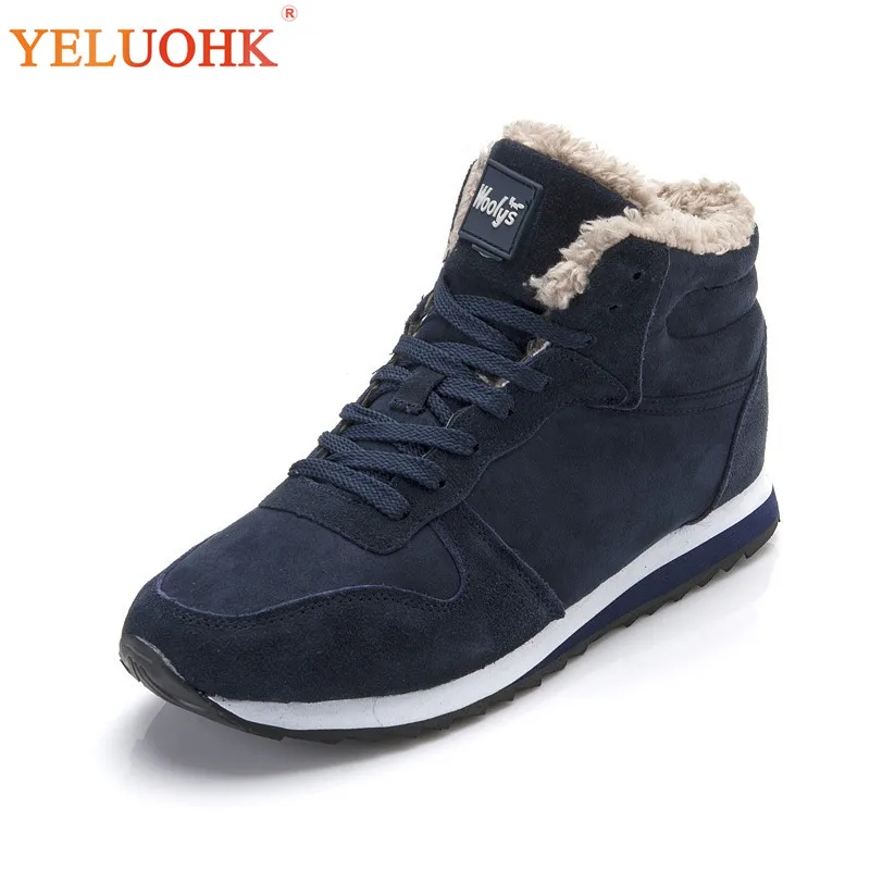 

36-43 Winter Boots Women Plush Warm Snow Boots Big Size Winter Shoes Women Black Blue