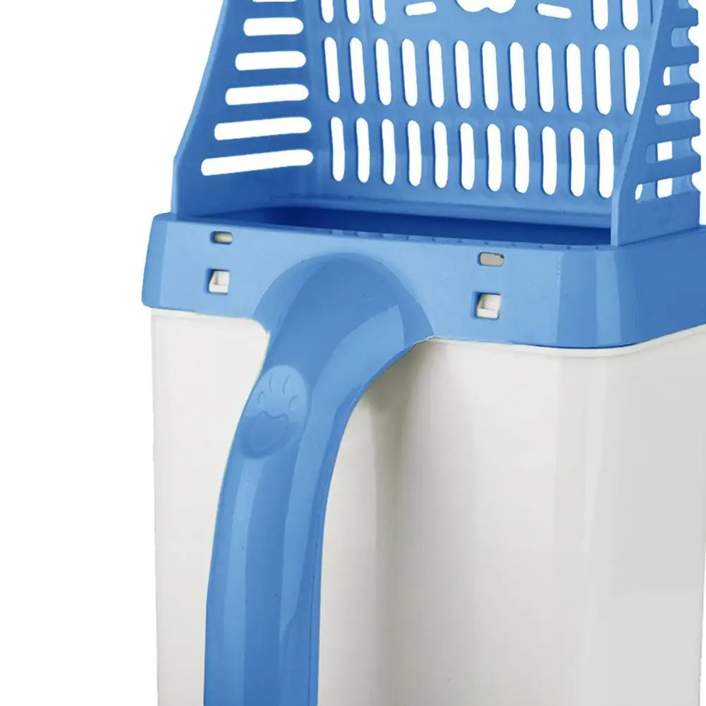 TPFOCUS Thicken Grid Type Cat Shovel with Garbage Gag for Pet Litter Food Supplies