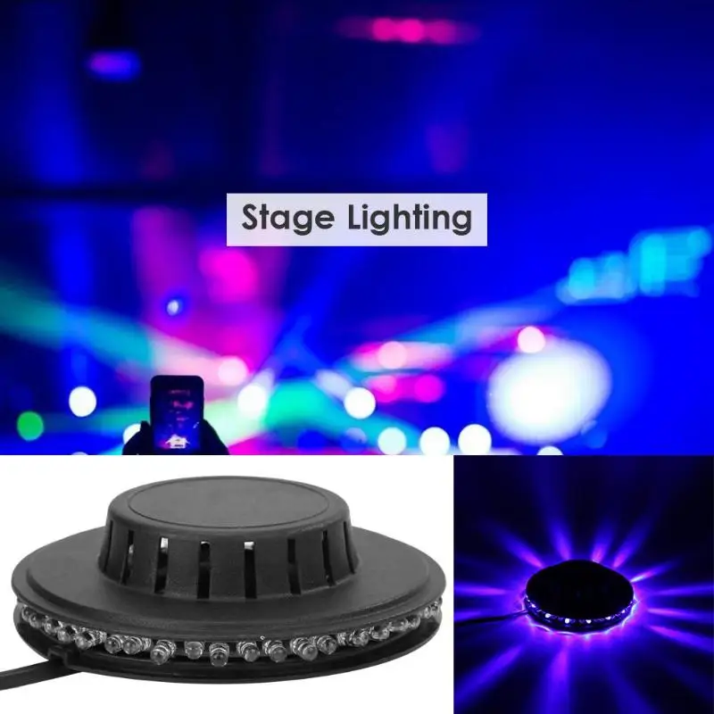 48LED свет для сцены RGB красочный вращающийся KTV бар вечерние DJ диск эффект лампы