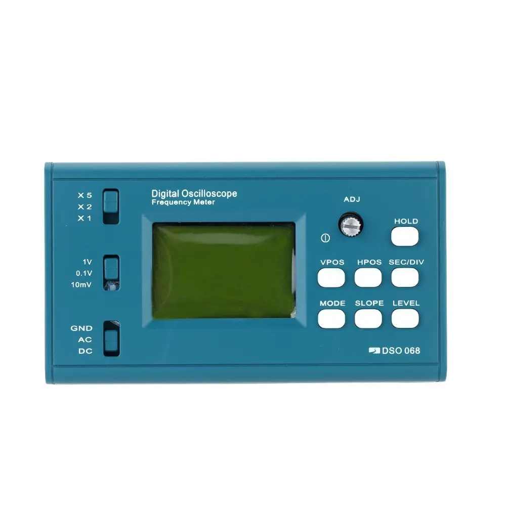 

LCD Digital Storage Oscilloscope/Frequency Meter DIY Kit with Professional BNC Probe USB Interface DSO 20MSa/s 3MHz