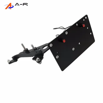 

Big Rear License Plate Tail Mounting Bracket holder For Harley Sportster XL883 XL 1200 2004-2017 Iron 883 Forty Eight 48 09-17