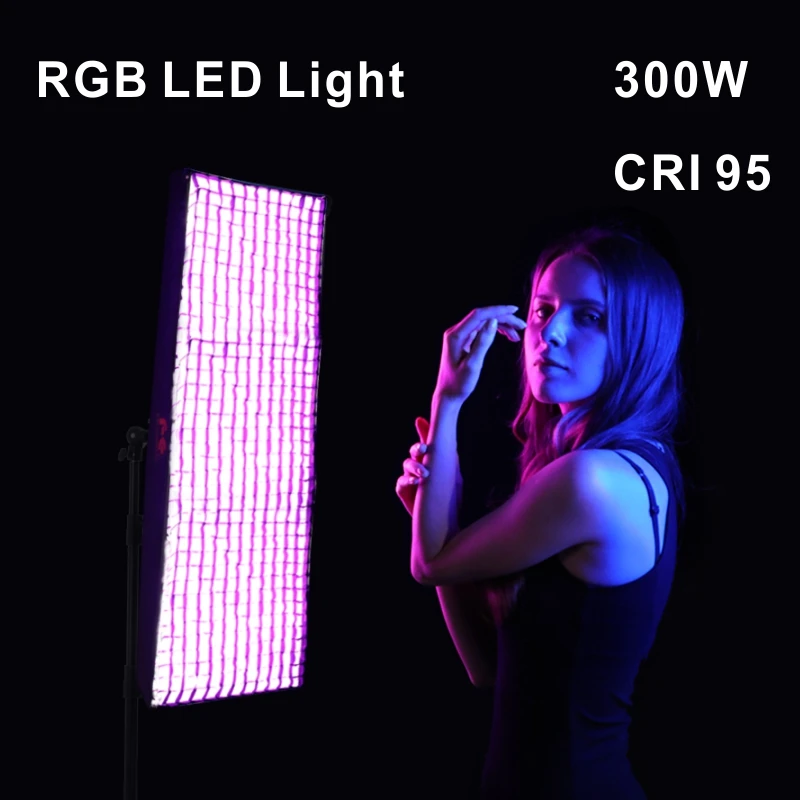 Falcon Eyes 300W светодиодный RGB светильник для фотосъемки в рулоне-гибком виде с эффектом режим сцены непрерывный светильник ing для Dslr видео студия RX-748 II