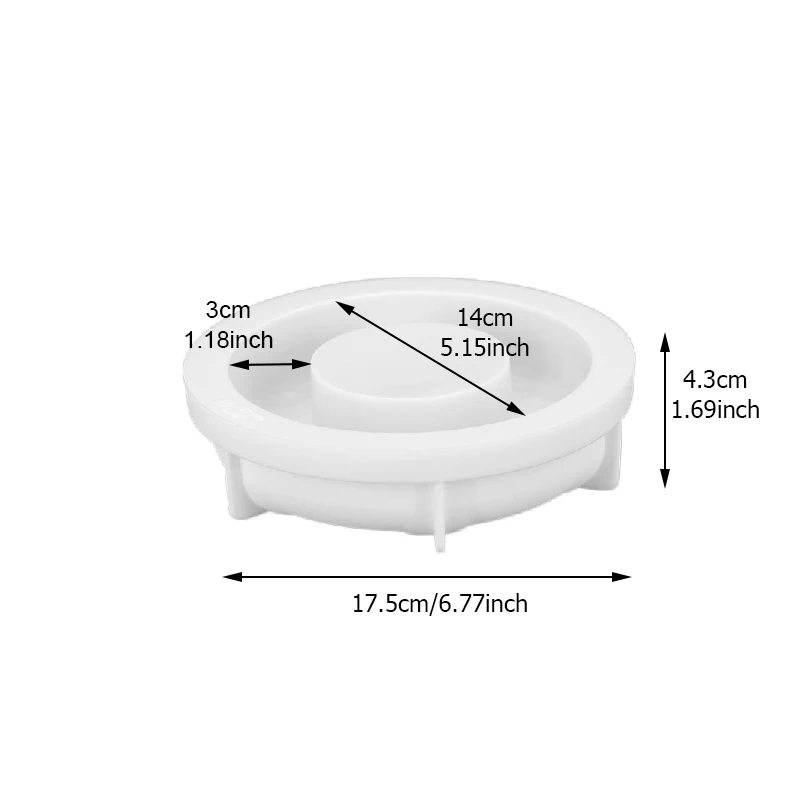 Silicone Doughnut 3D Mold For Cakes Chocolate Brownies Pastry Baking Tools Bakery DIY Cake Pan Bread Tray Kitchen Baking Mould