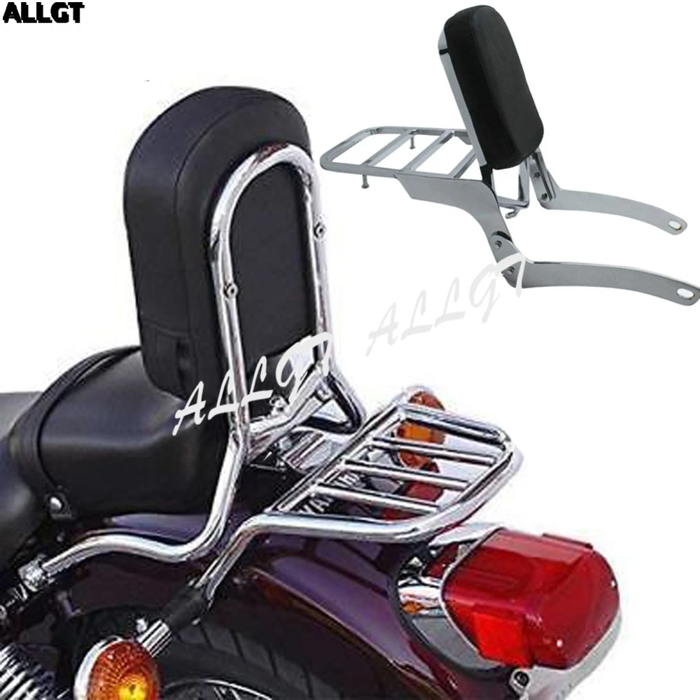 ALLGT 13" Sissy Bar Backrest Fit For Yamaha Virago XV 250 XV 125 1989