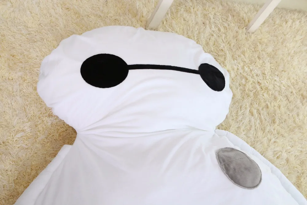 Супер большой мультфильм Baymax гигантский плюшевый с наполнителем Большой Герой 6 мягкие игрушки ленивый диван кровать татами кровать totoro Beanbag коврик пол матрас