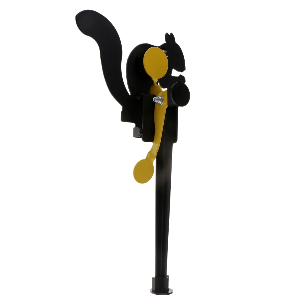 Resetting Field Target Paintball Shooting Practice Squirrel Reset Target with 2 Sizes Kill Zone Reducers