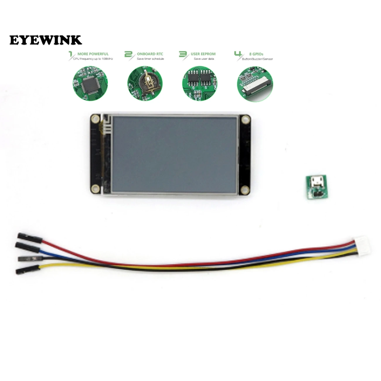 

2.8" Nextion Enhanced HMI Intelligent Smart USART UART Serial Touch TFT LCD Module Display Panel Kits for Raspberry Pi