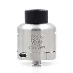 Электронная сигарета Vape Танк оригинальный паровой жаждет Glaz RDSA V1.1 распылитель добавить металлический верхний колпачок с диагональной