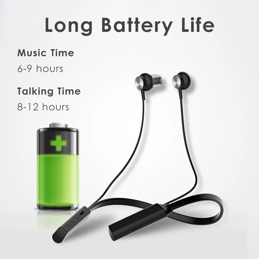 Aimitek BL-2 Neckband Bluetooth Earphone-2