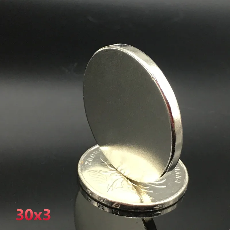 

2pcs 30x3 mm neodymium magnet 30mm*3mm strong rare earth neodymium magnets 30*3 mm NdFeB permanent round magnetic 30mmx3mm