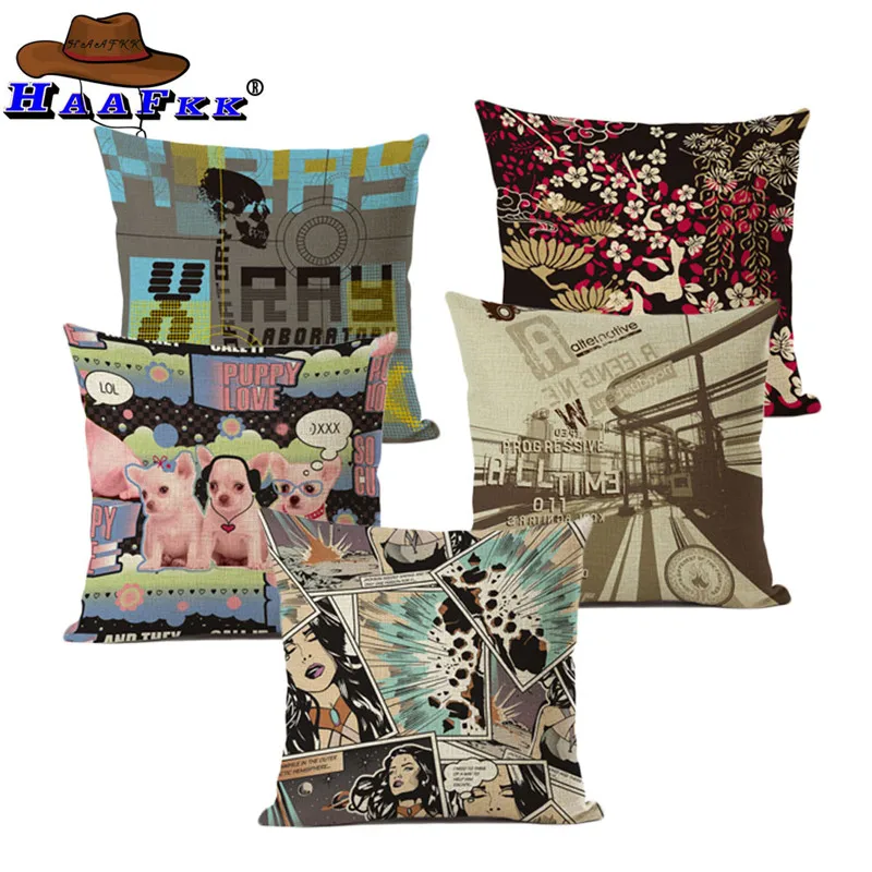 

Friends TV Show Motivation Quote Decorative Cotton Linen Cushion Cover 45x45cm For Sofa Chair Pillow Case Home Decor Almofada