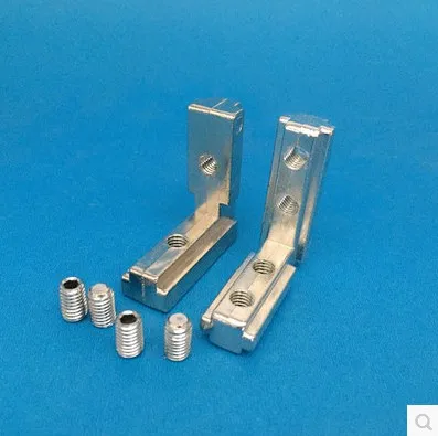 

T Slot L-Shape 3030 Aluminum Profile Interior Corner Connector Joint Bracket for 3030 Alu-profile (with M6 screws)