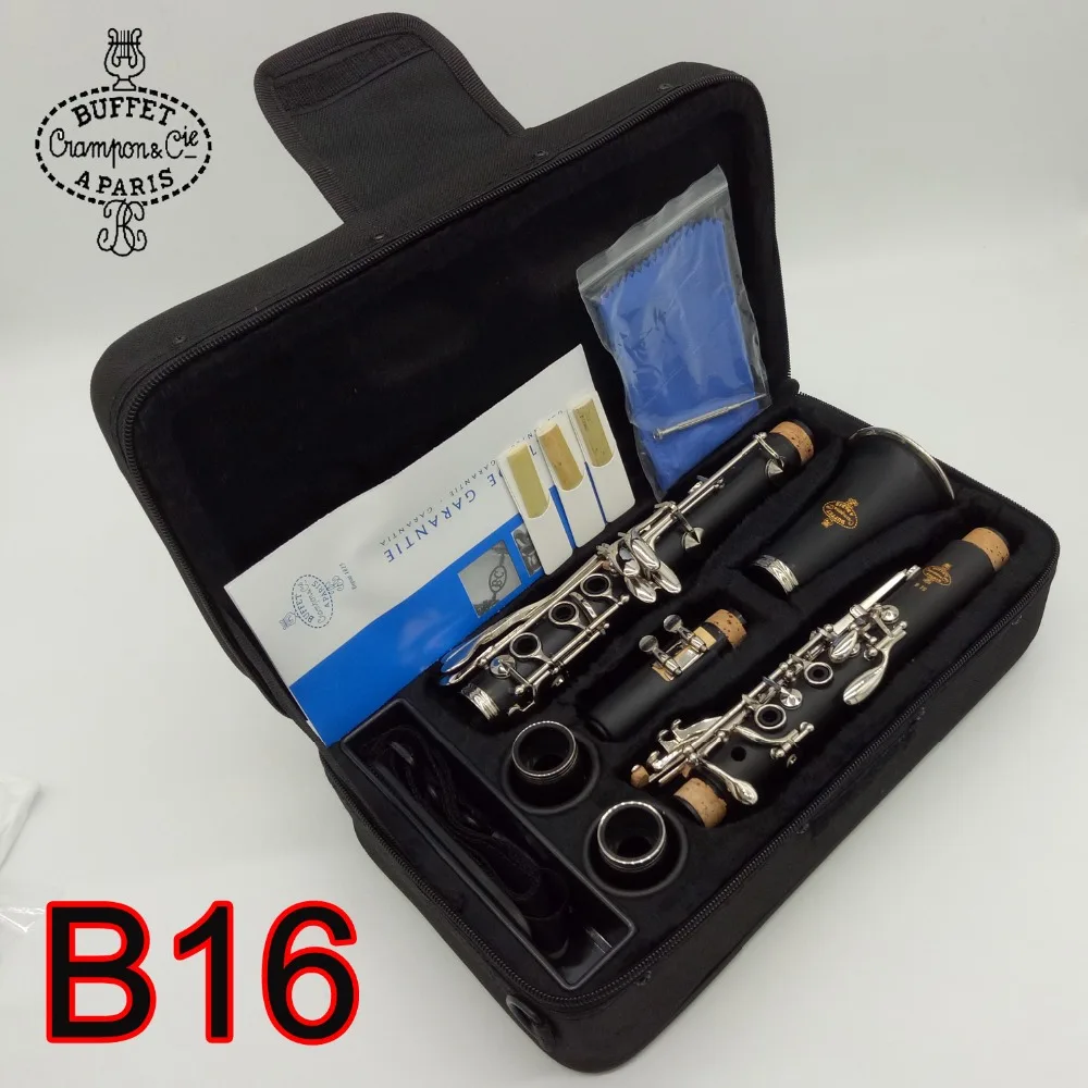 

Brand New Buffet Crampon Cooper Matte ABS Resin Clarinet Bakelite Clarinets B16 Student Bb Mouthpiece Included Case