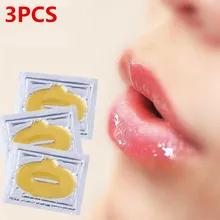 3 шт. сухой ремонт трещины сухой трещины коллаген для губ Уход Кристалл увлажняющий гель маска новая популярная