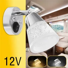 1 шт. домашний настенный Точечный светильник светодиодный интерьерный Точечный светильник универсальный для RV Грузовик Лодка 12 В 3 Вт внутренний Светодиодный точечный светильник