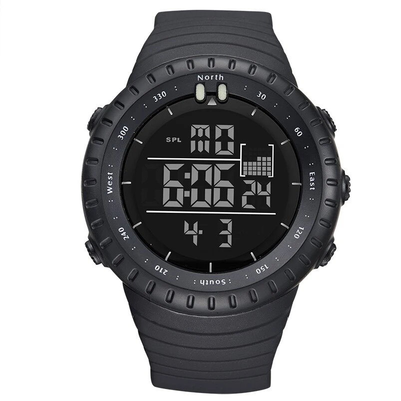 

Military LED Digital Men Watches 30M Waterproof Multi Function Sports Dress Black Watch Top Brand Luxury Analog Wristwatch 2018