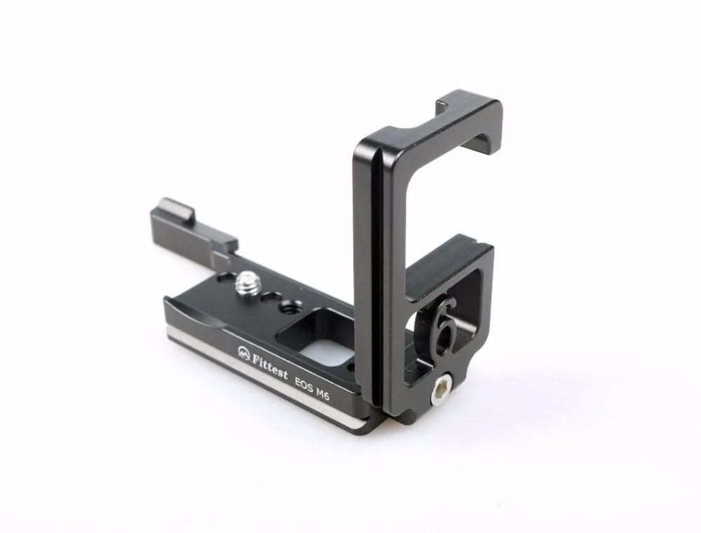 

FITTEST FLCM6 Pro Vertical Custom L Bracket Vertical Shoot Quick Release L Plate Holder for Canon EOS M6 Camera Tripode Plate
