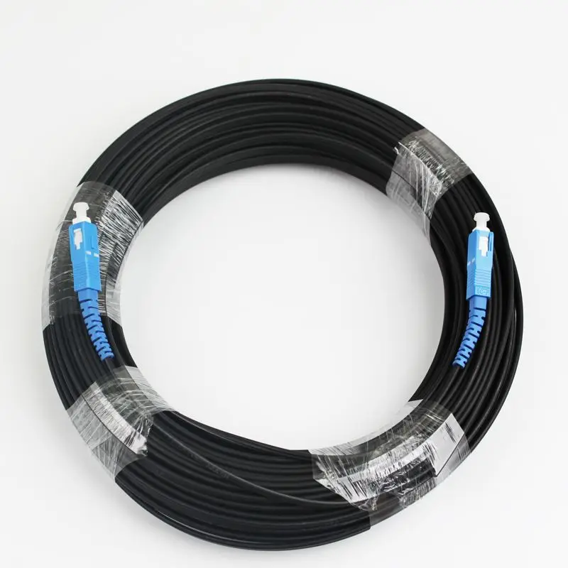 

300M fiber outdoor three core wire single core single mode pigtail fiber jumper FTTH fiber jumper cable