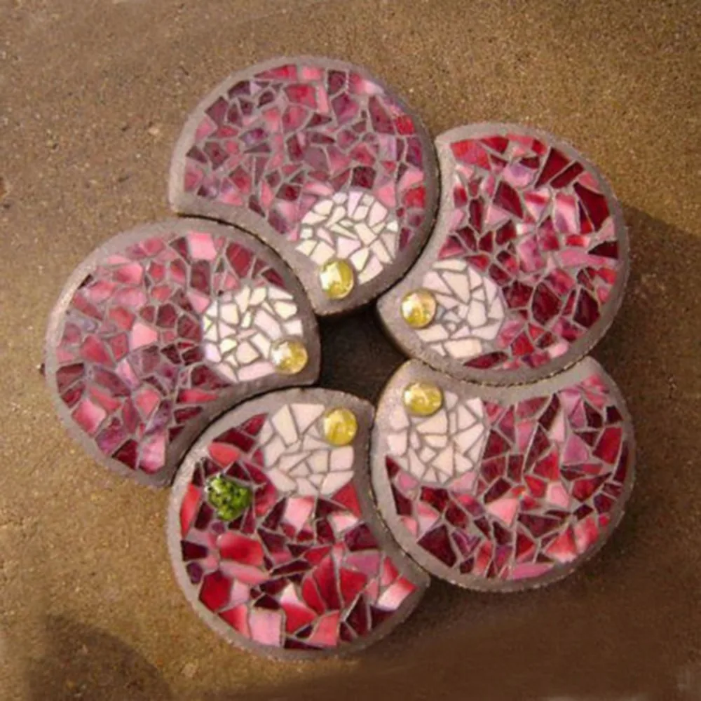 

Garden Path Paving Mold Stepping Stone O&Q Shape DIY Path Maker Mold