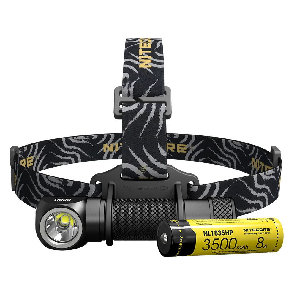 NITECORE HC33 1800LMs налобный фонарь 3500mAh 8A перезаряжаемый аккумулятор, фара, водонепроницаемый фонарик для кемпинга и путешествий - Испускаемый цвет: 3500mah 8A Battery