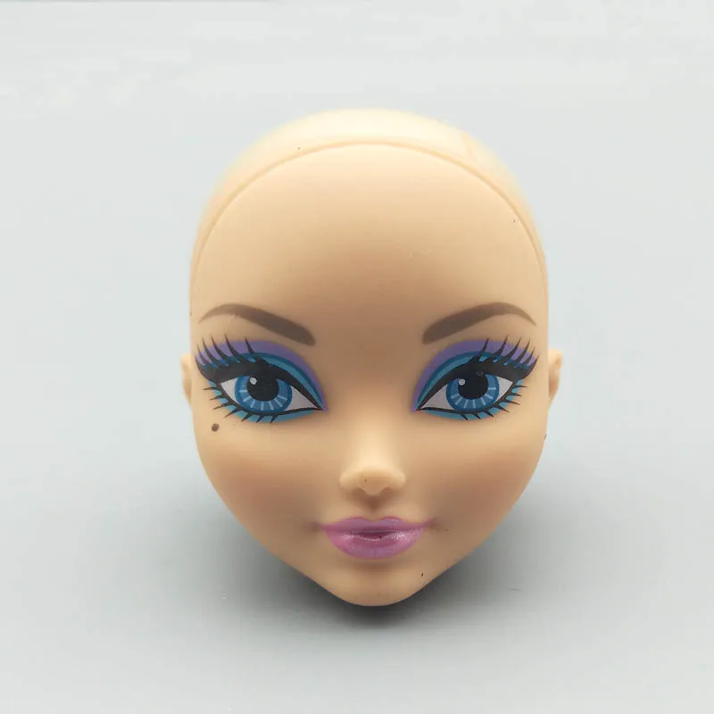 Мягкие пластиковые насадки для макияжа для куклы Monster High BJD кукла для отработки нанесения макияжа Голова монстра без волос - Цвет: new3