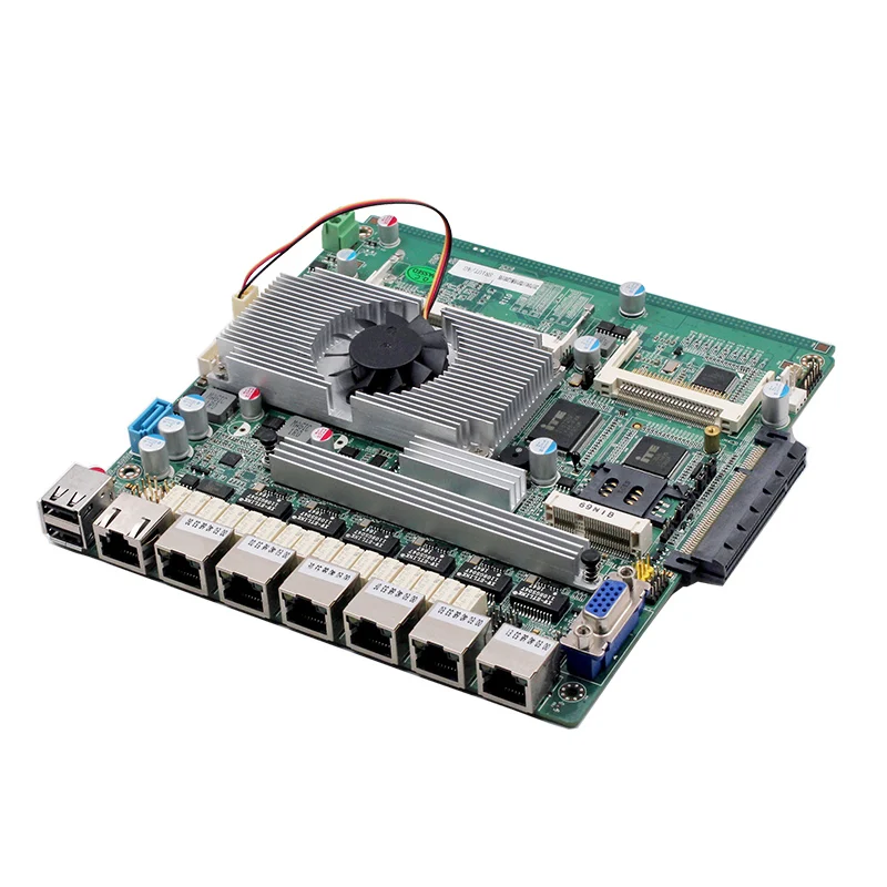 Новинка 2018 года j1900 6LAN и 2 внешних экрана с 6 COM USB|Мини ПК| |