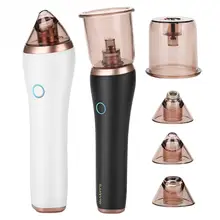 Вакуумный очиститель для удаления пор, акне, всасывание, Электрический вакуумный массаж для лица, очищающее средство, Удаление прыщей, баночный массажер для тела