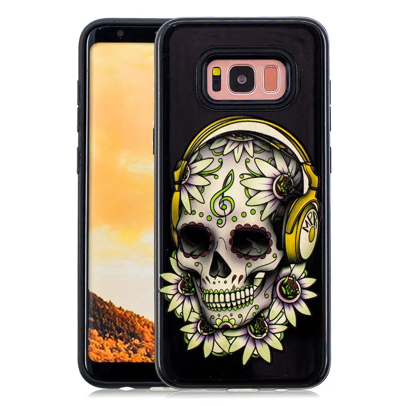 

For Samsung S8 Plus S8+ Case 3D Relief Cartoon Anime TPU+PC Back Cover Phone Case for Samsung Galaxy S8Plus G955 G955F SM-G955F