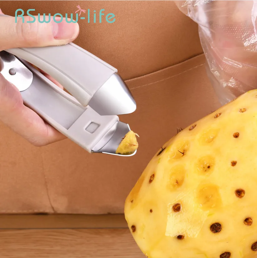 

Kitchen Gadgets Pineapple Tools Strawberry To Pedicle Stainless Steel + ABS Material Fruit Tool For Kitchen Accessories