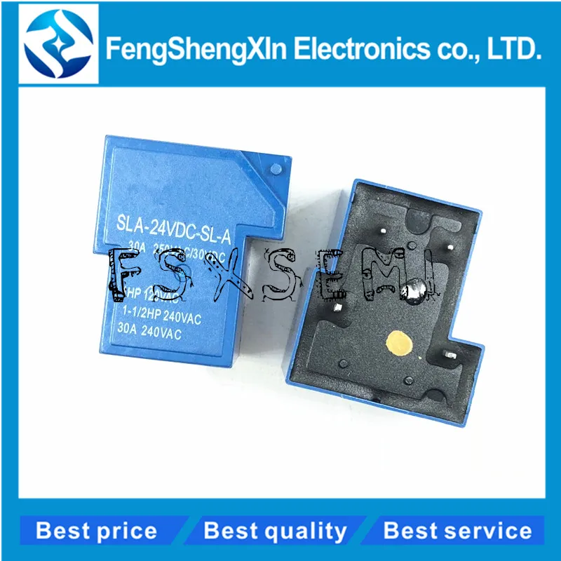 10 шт./лот 4-контактный/5-контактный/6-контактный SLA-24VDC-SL-A SLA-24VDC 30A 250VAC DIP4 реле |