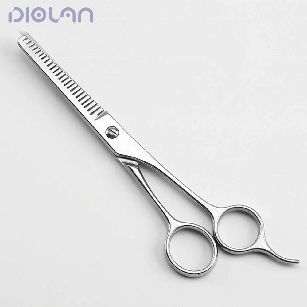 

DIOLAN Cutting Thinning Styling Tool Hair Scissors Stainless Steel Hairdressing Shears Regular Flat Teeth Blades D019