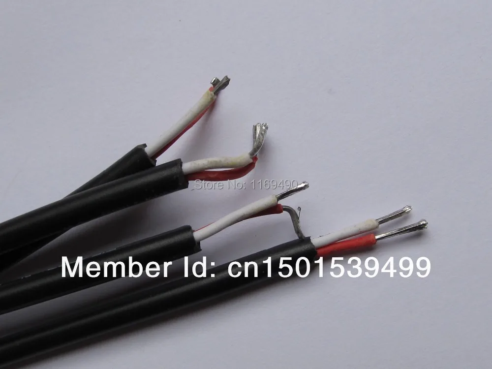 10 шт./лот 22AWG DC штекер 5,5X2,5 мм/5,5*2,5 Мужской прямой разъем мобильный разъем питания шнур с кабелем 27 см