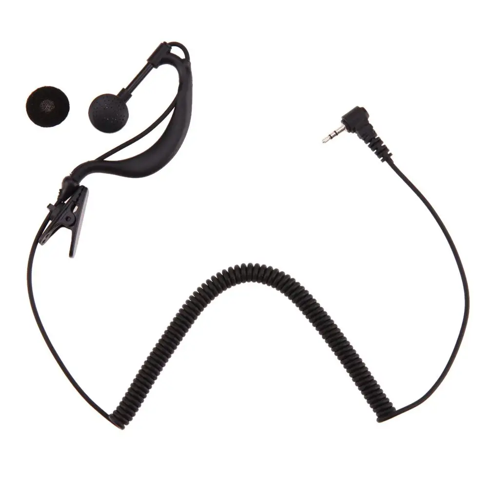 

Ostart Single Ear Earphone 2.5mm Receiver Listen Only Soft Flexible Ear Hook Earpiece Headset for Motorola