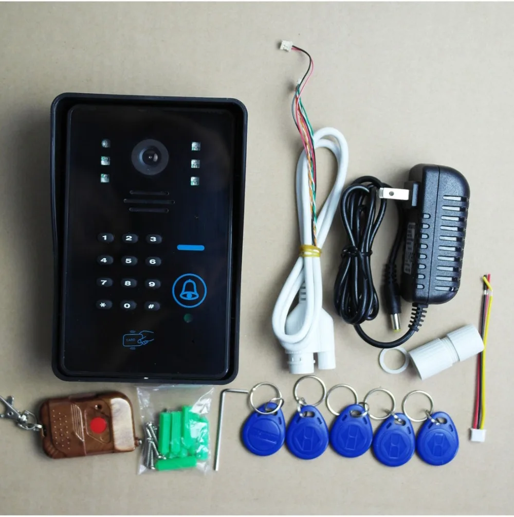 New Wifi camera Doorbell video door phone Support 4G IOS and Android for iPad Smart Phone Tablet Control Wireless Door Intercom