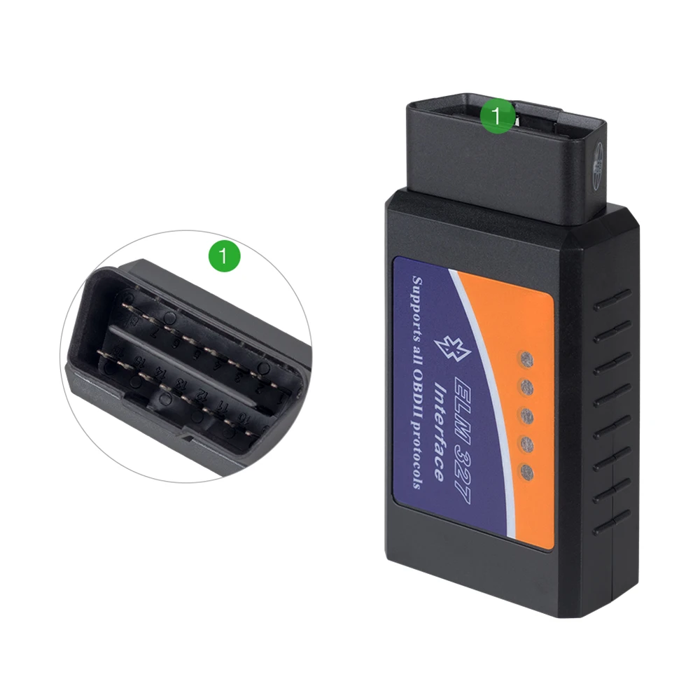 Мини ELM 327 OBD 2 Bluetooth сканер версия 1 5 диагностический инструмент на Android OBDII ELM327 V1.5