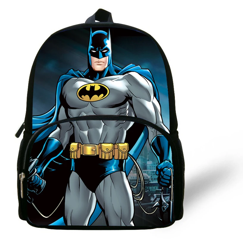 

12-inch Mochila School Kids Backpack Batman Bag For Boys Age 1-6 Cartoon Children School Bags Boys Bolsa Infantil Menino