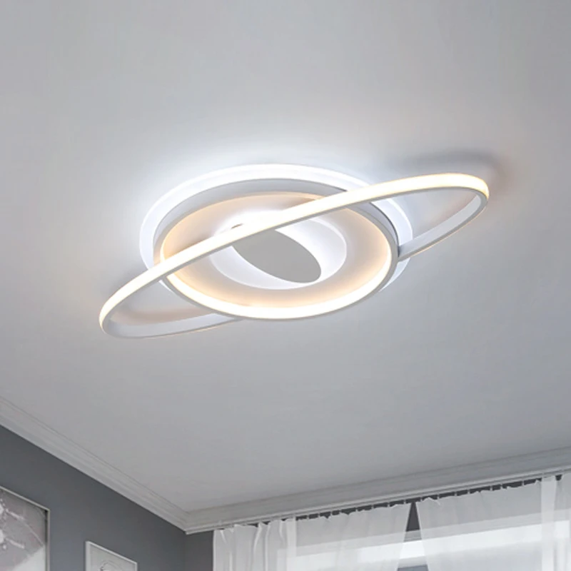 

Modern Chandelier lighting For Living Study Room Bedroom Aluminum Modern Wave Led Ceiling Chandelier lustre lights Chandeliers