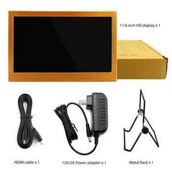 Elecrow 11.6 Inch LCD Screen 1920x1080 HDMI PS3 PS4WiiU Xbox360 Display Monitor for Raspberry Pi 3 B 2B B+ Windows 7 8 10