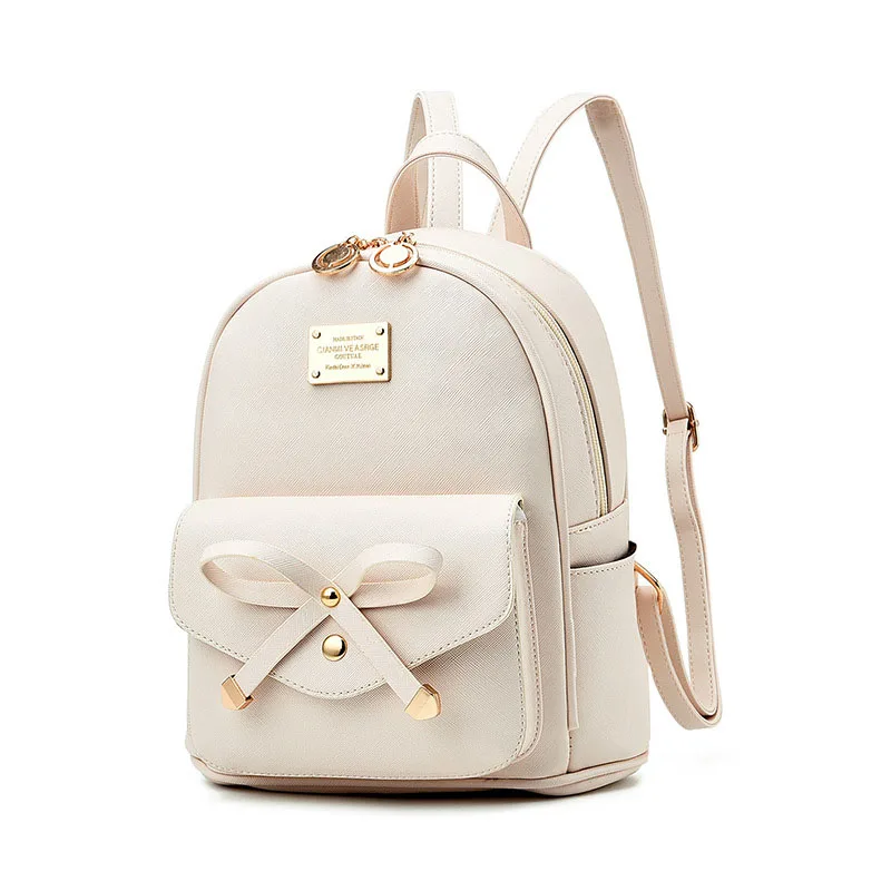 

Fashion Women Mini Backpacks LadiesPU Leather Daypack School Bags Teenager Girls Vintage Female Travel Single Shoulder Backpacks