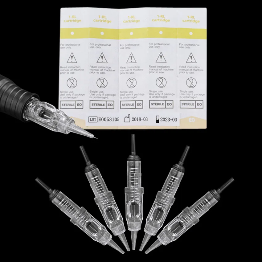 BIOMASER Professional 10PCS Disposable Permanent Makeup Tattoo Needle Cartridge