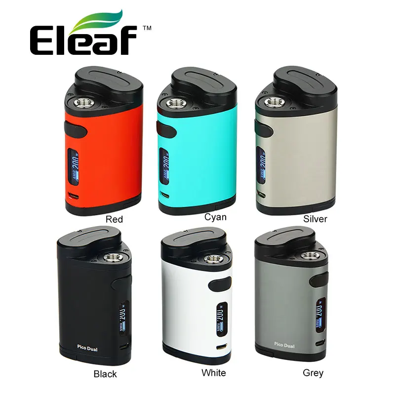 

Original 200W Eleaf Pico Dual TC Mod VW/TC Modes electronic cigarette Pico dual 200W Temperature Control MOD vs istick 200w