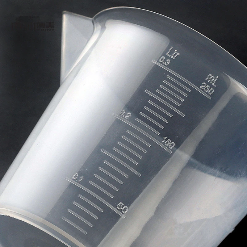 1 шт. мерный стакан кухонные измерительные чашки Cup100/250/500/1000 мл PP пластиковые конусные мерные чашки Круглые цифровые толстые ручки кухонный инструмент для приготовления пищи измерительный инструмент